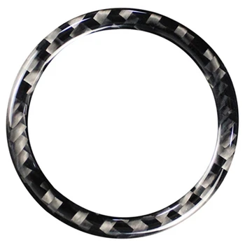 

For LEXUS IS250C 300 350C Accessories Car Engine Start Stop Ignition Key Ring Stickers Carbon Fiber Circle Trim 2006-2012 Stylin