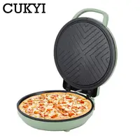 Electric Baking pan 30cm Diameter Double-sided heating Skillet Crepe maker Non-stick coating Pizza bake grill pancake griddle EU 1