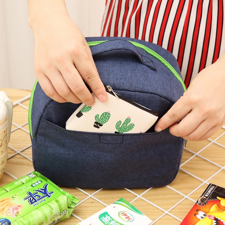 

2019 Waterproof Nylon Cooler Bag Thicken Folding Fresh Insulation Thermal Lunch Picnic Bag Ice Pack Handbag Cold Storage Bags