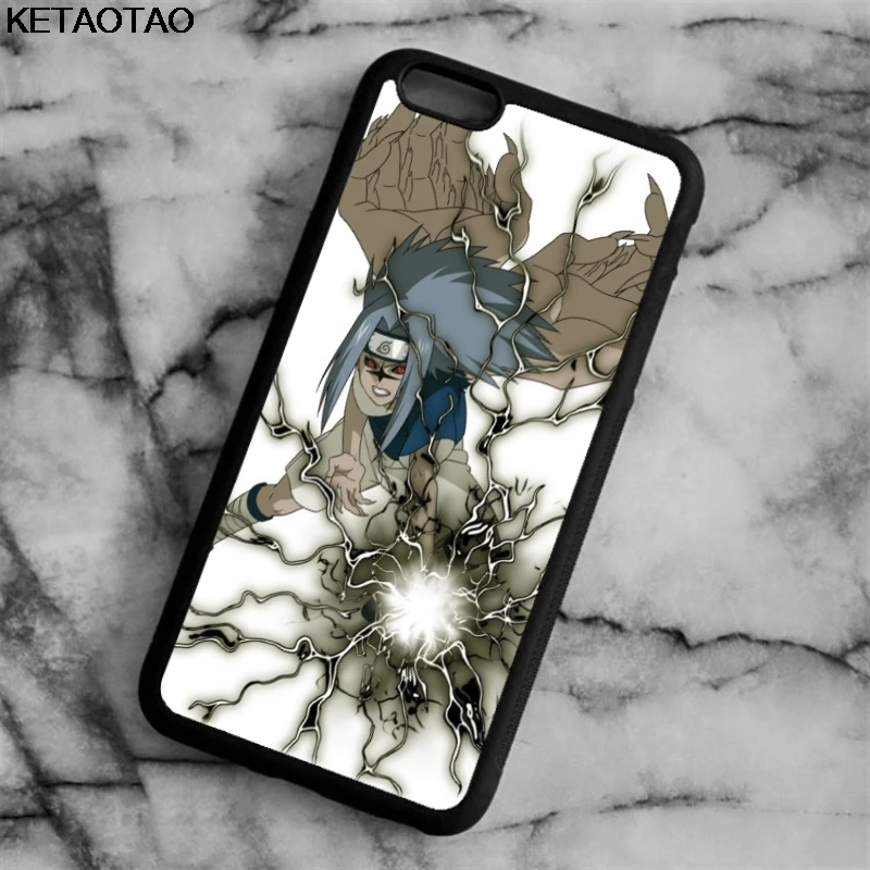 Цвет: желтый KETAOTAO аниме Наруто мультфильм чехол для телефона s для iPhone 4S SE 5 6 5C 5S 6S 7 8 SE X Plus XR XS Max чехол из мягкого ТПУ резины силикона - Цвет: Цвет: желтый