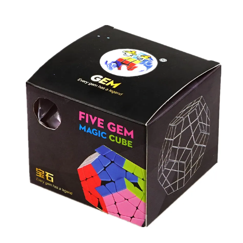 Shengshou 3x3 Megaminxeds Cube Stickerless 3x3x3 Gem Magic Cube Frosted 3Layers Speed Professional Megaminx Puzzle Toys 6