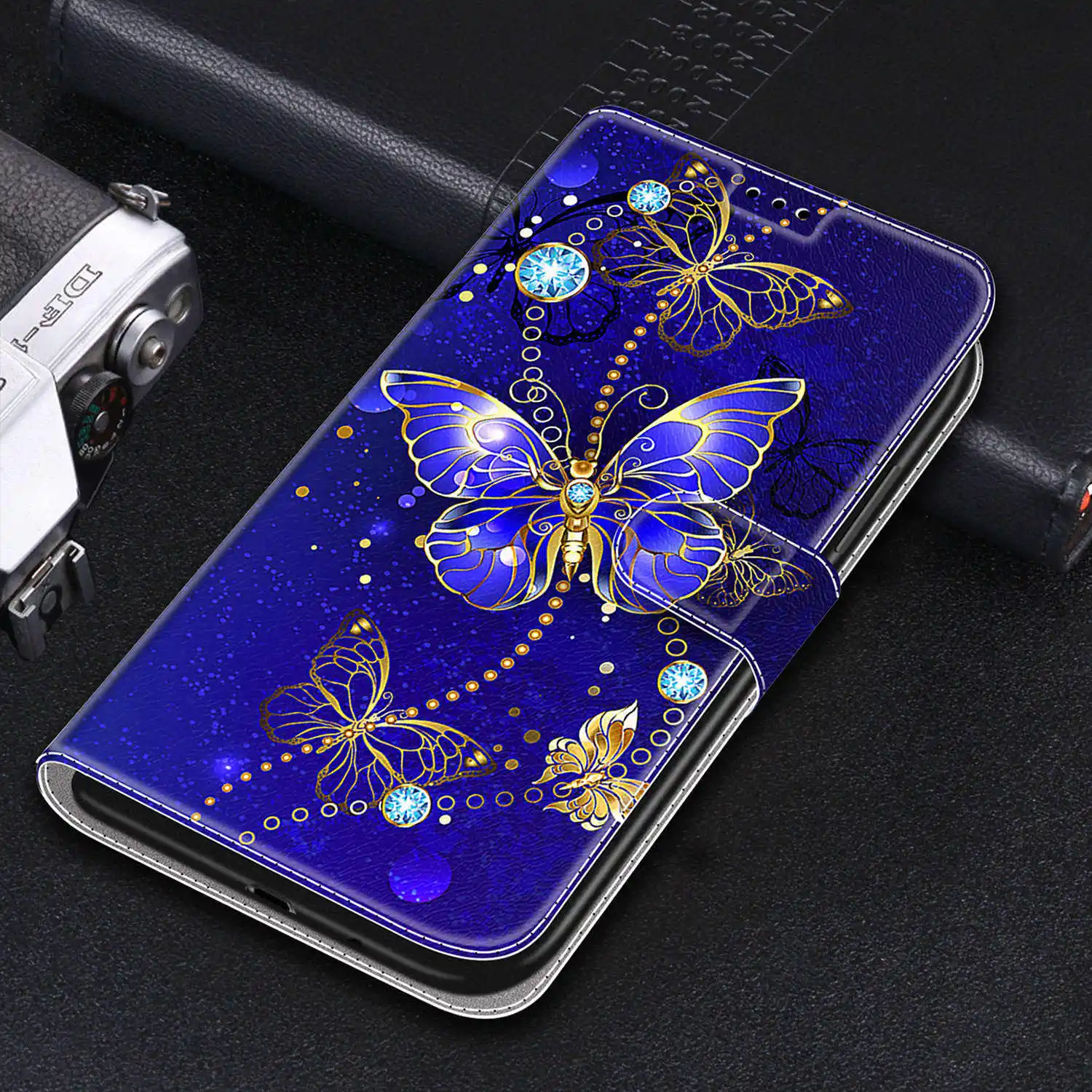 For Samsung Galaxy A21s Leather Flip Case A10 A20 A20E A30 A30S A40 A50 A50S A70 A12 A11 A51 A71 Luxury Phone Wallet Cover Etui kawaii phone cases samsung