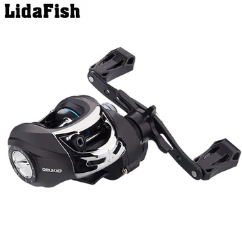 

LidaFish metal Line cup Baitcasting Reel 7.2:1 Gear Ratio Fresh/Saltwater Ultralight Fishing Reel