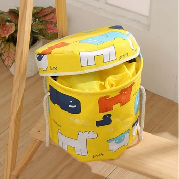 

2020 Portable Kids Toy Storage Bag New Foldable Storage Basket Large For Toy Basket Organizer For Stationery Container
