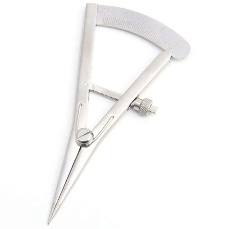 

GTBL Diy Manual Measurement Leather Scale Stainless Steel Leather Edge Marking Trimmer Leather Tools(With Screws)