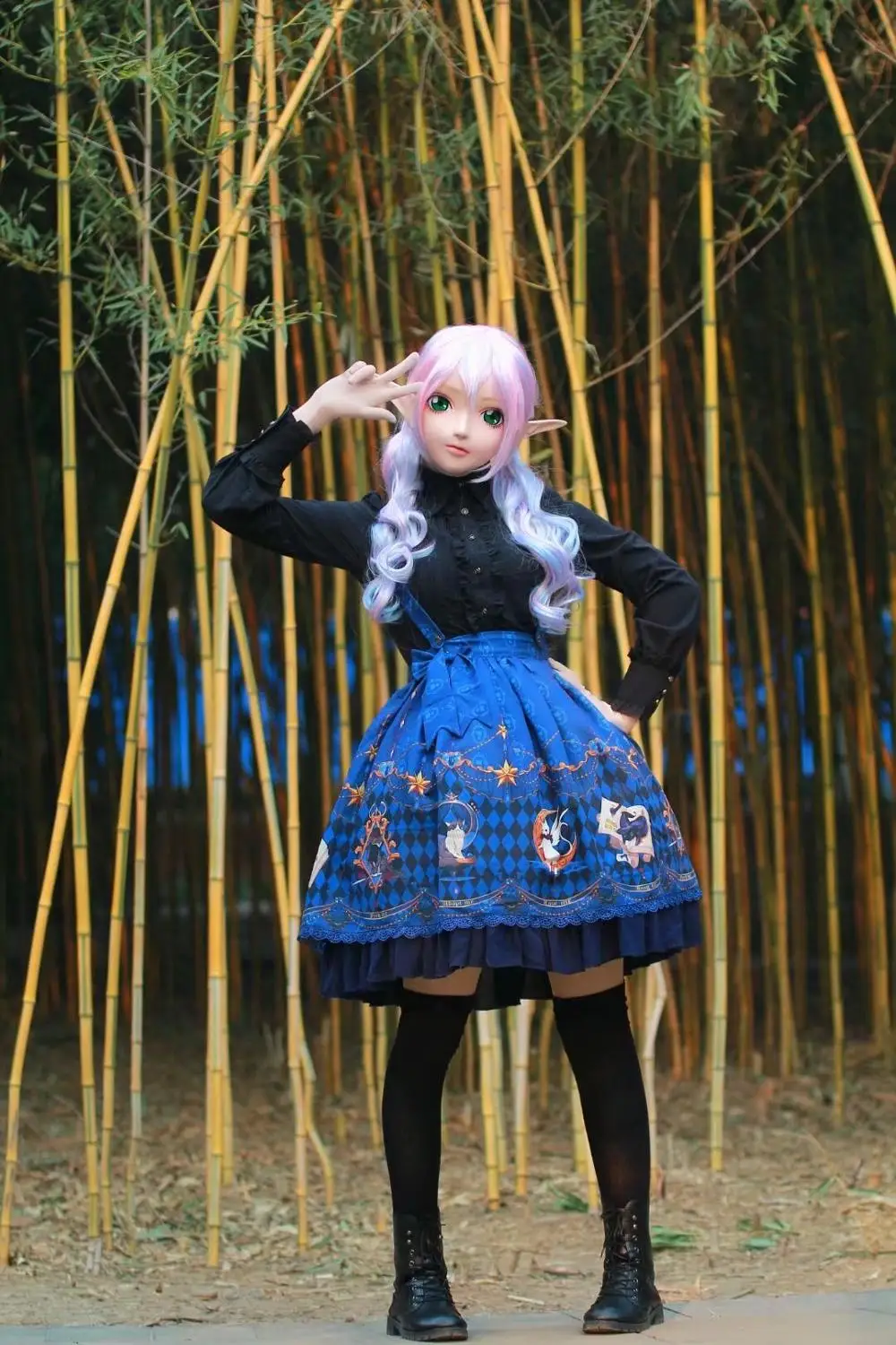 NEW-01) BJD Кигуруми для транссексуалов, Красота макияж Косплэй силиконовая маска Аниме Kigurumi маски резиновые секс куклы