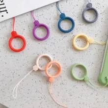 Силиконовый Шнур для ключей, шнур для мобильного телефона, защита от падения, универсальный телефон для смартфона