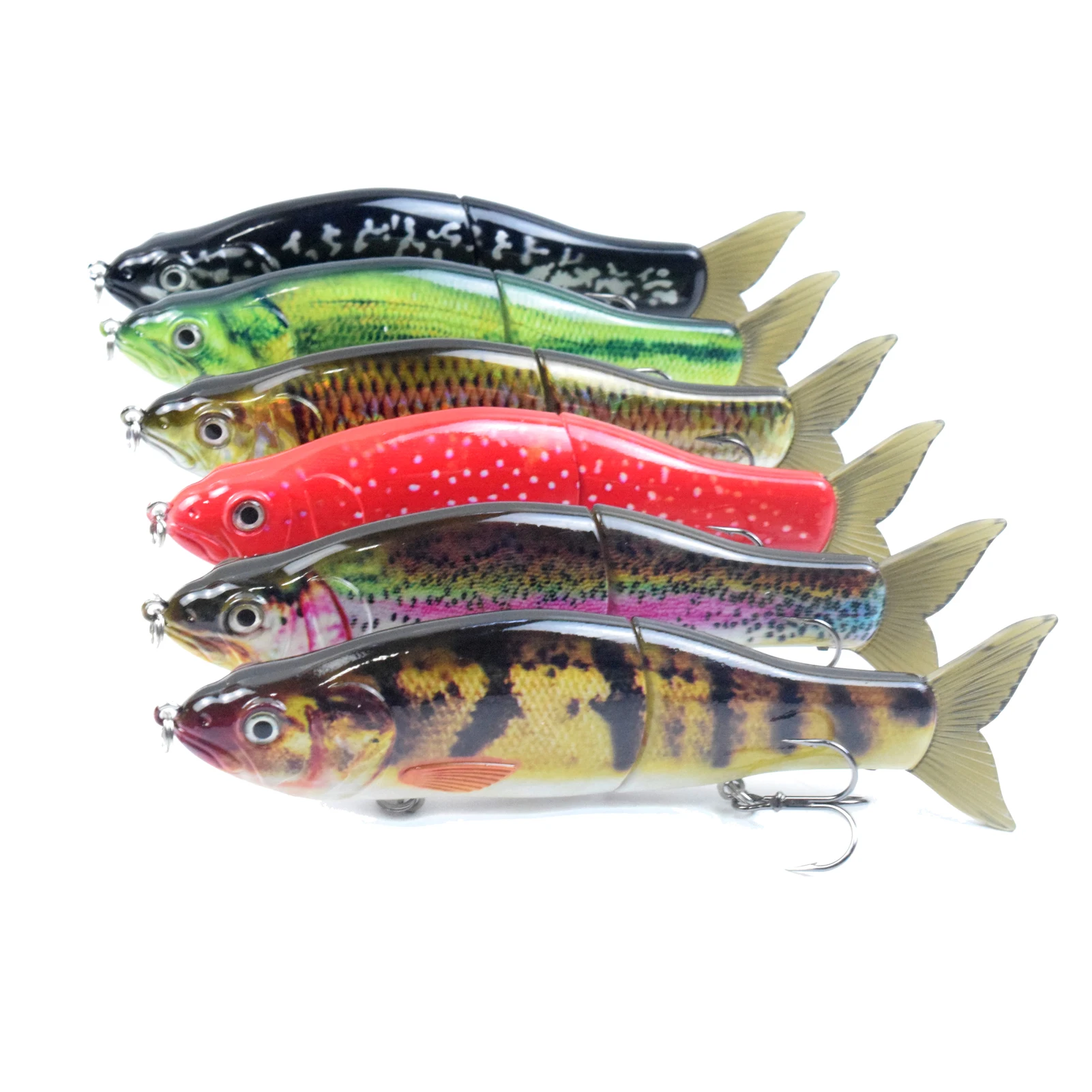Isca de Pesca Isca com Caudas Iscas de Corrediça com Gancho Lixada Flutuante Duro Glide Macias Agudos Vida-como 6.5 In2.0 oz 8 High Quality Esporte e Lazer