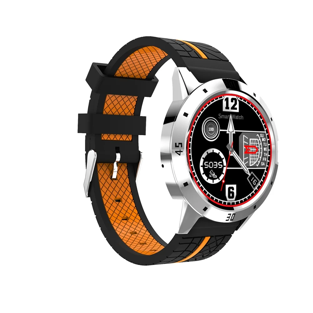 

696 N6 GPS Smart Watch Man Android 1.3inch TFT Bluetooth4.0 Sleep Monitor heart rate With Facebook Twitter whatsapp