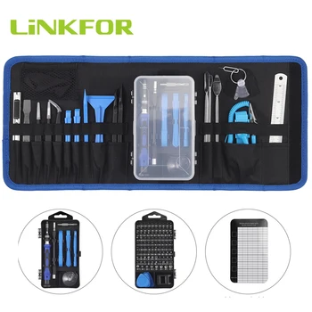 

LiNKFOR Screwdriver Set Professional Removable Tool 137 in 1 Precision Screwdriver Repair Tool Kit for iPhone X, 8, 7 Cellphone