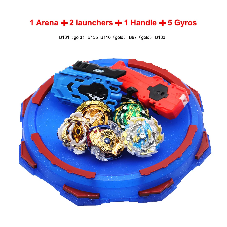 Takara Tomy Beyblade Burst игрушки с пусковым устройством стартер и арена игрушка Металл Fusion Бог спиннинг Топ bayblade лезвия игрушки - Цвет: 5pcsset05