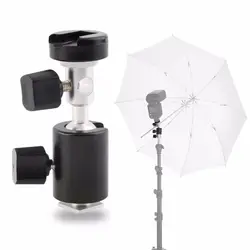 Универсальный 360 градусов адаптер для вспышки камеры Горячий башмак держатель зонта поворотное соединение лампа Подставка Кронштейн Тип C