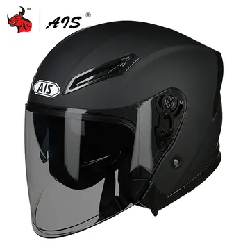 

AIS Motorcycle Helmet Double Lens Summer Moto Helmet Open Face Motorcycle Racing Off Road Helmet Casco Moto Capacete Casque