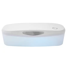 УФ ультрафиолетовый свет дезинфекция коробочкой, дизайн ногтей кисти для макияжа очистка светодиодный пинцеты для ногтей металлические инструменты дезинфицирующее средство