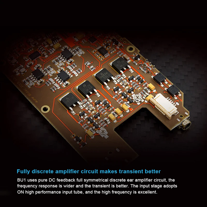 AUNE BU1 Portable Fully Discrete Decoding Headphone Amplifier DSD512 PCM32Bit 768k HiFi Type C USB decoder