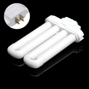 

4 Rows Light Bulb 27W 6500K 4-Pin Tube Compact Fluorescent Light Tube Energy Saving Lamp Bulb Tube Pure White Lighting AC220V