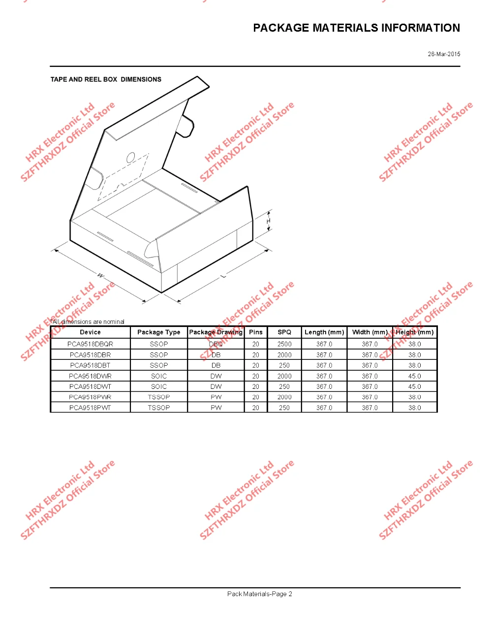 PCA9518PWR PD518 TSSOP-20 PCA9518PW TSSOP20 PCA9518PWT расширяемый 5-Ch I2C концентратор 2000 шт./катушка(10 шт