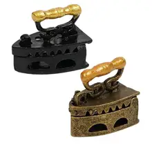 Мини кукольный домик Миниатюрный 1:12 винтажный металлический черный железный пошив одежды инструменты игрушки Миниатюрные аксессуары