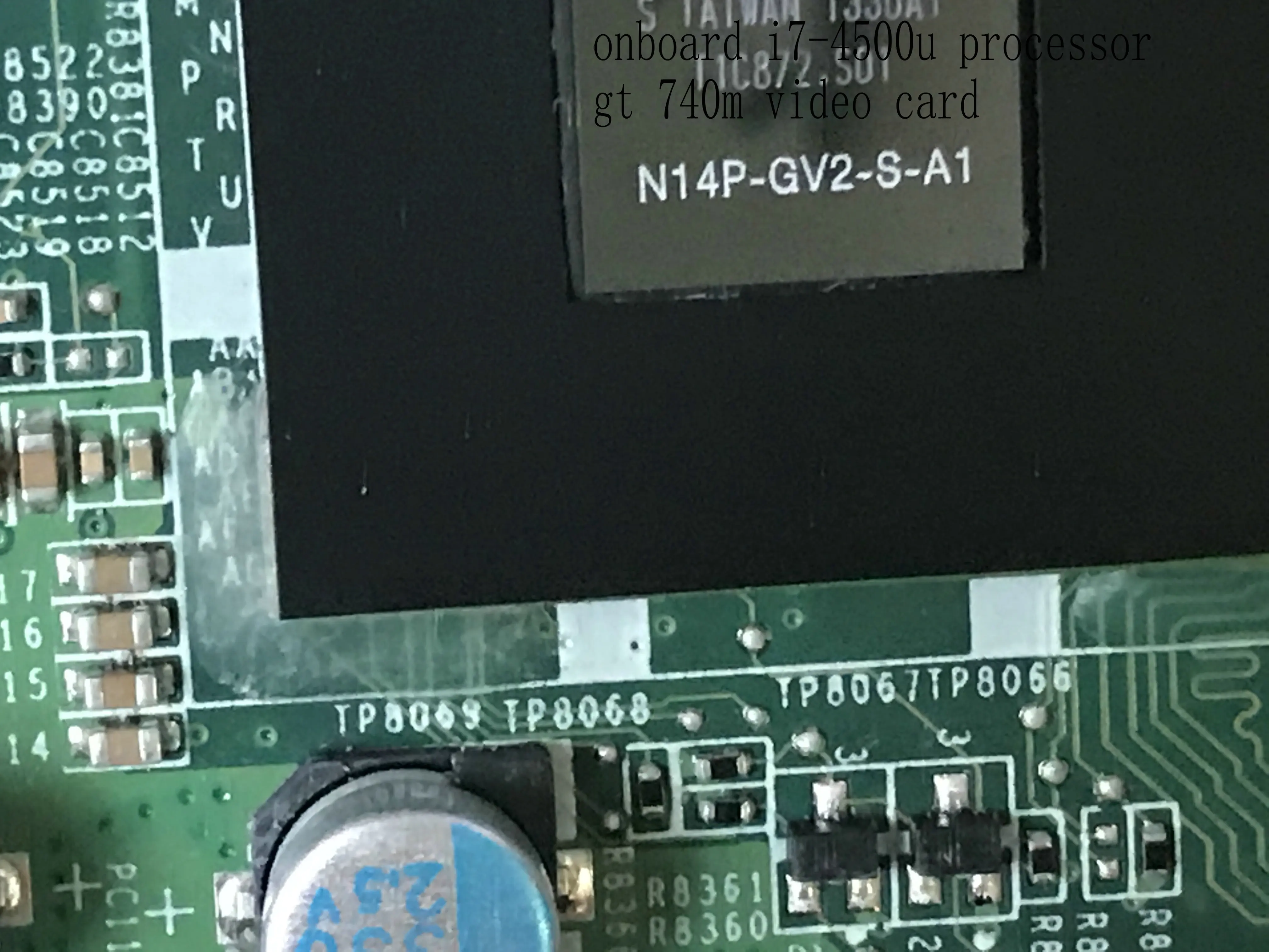 BiNFUL, запас, квалифицированный ОК, 737986-501 DA0U82MB6D0 для hp PAVILION 15-N материнская плата для ноутбука, процессор I7-4500U GT 740M