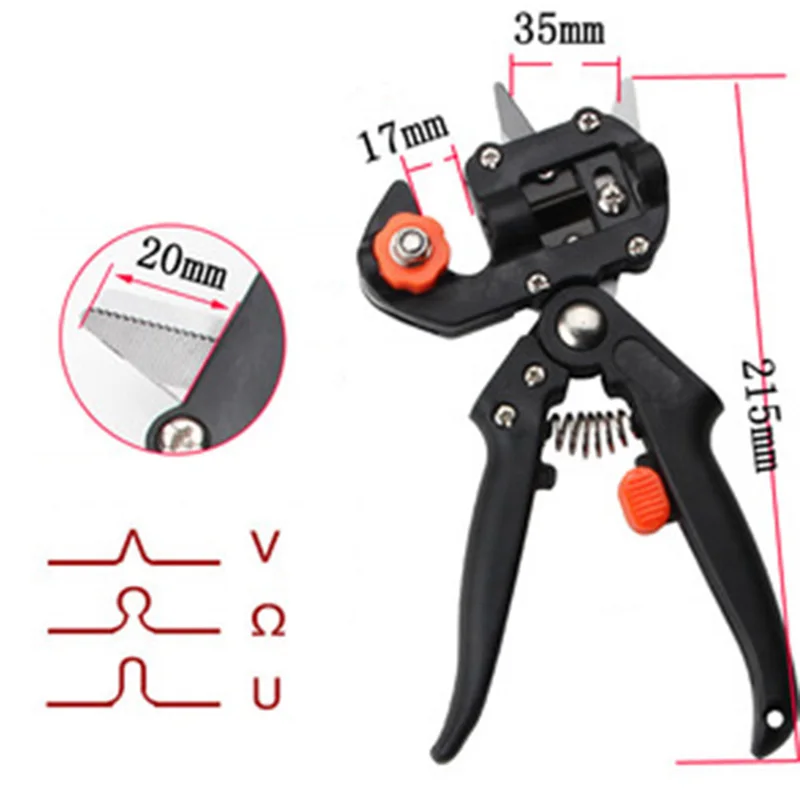 3 ножи из нержавеющей стали садовые ножницы прививка инструмент Обрезка Ножницы для прививки фруктового дерева с противоскользящим