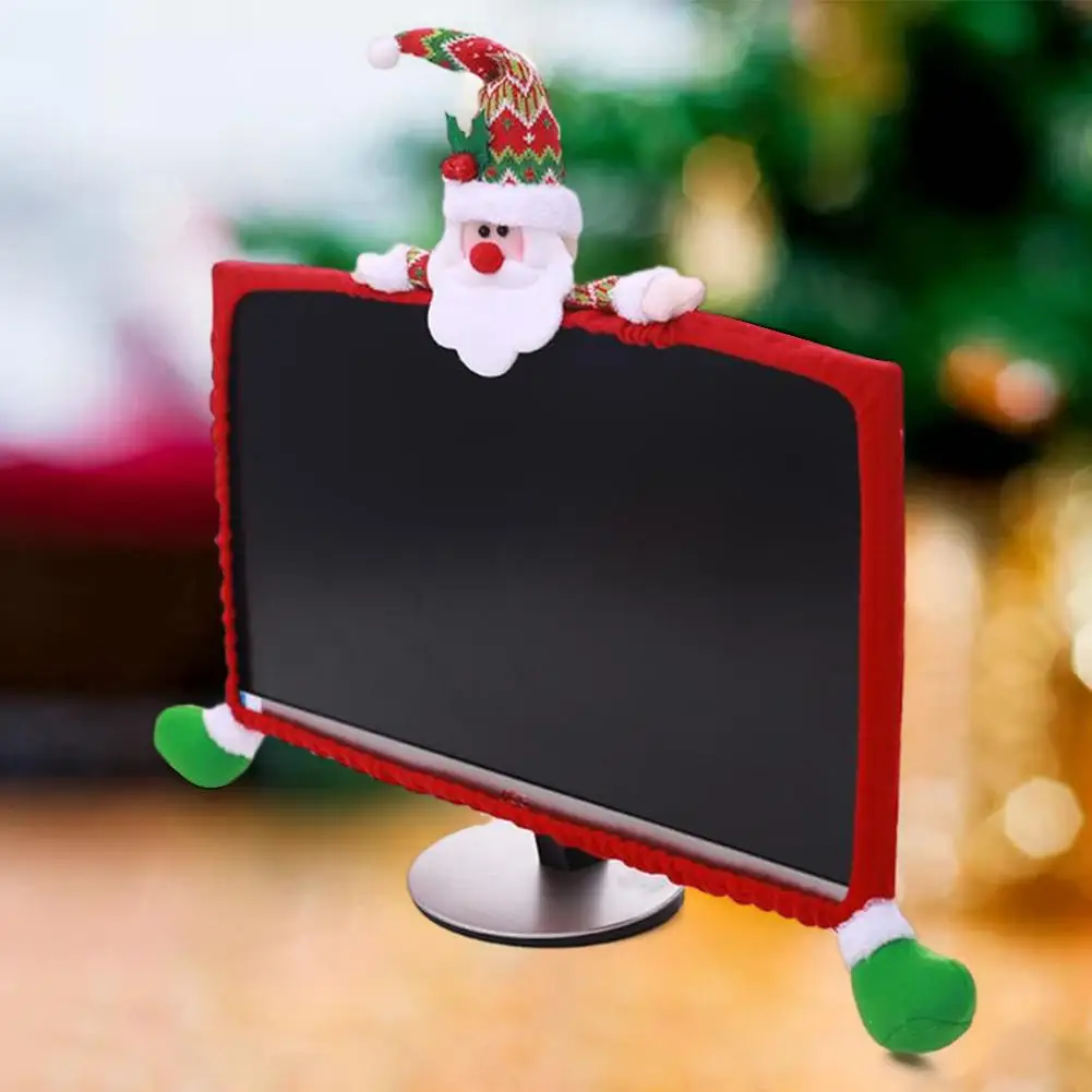 Lcd-монитор компьютера рамка Защита края рождественские украшения