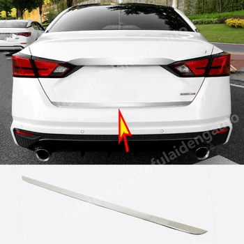 

1pcs For Nissan Teana Altima 2019-2020 STAINLESS STEEL REAR TRUNK TAIL GATE DOOR LID COVER TRIM Car Accessories