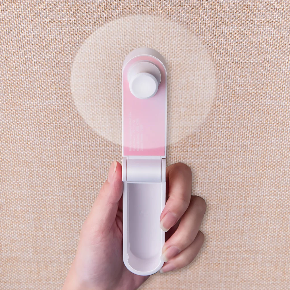 1pcs Mini Foldable Fan Handheld Mini Fan Outdoor Hiking Camping USB Rechargeable Portable Foldable Low Power Electric Fan