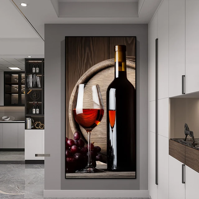 Winegrapes Wine Kitchen Wall Decoration