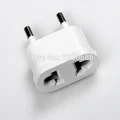 NEW US (USA) to EU (Europe) Power Plug Adapter for USA converter White Hot
