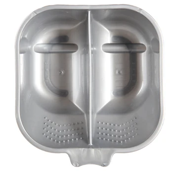 

Double Bowl Highlighting Coloring Hair Dyeing Baked Oil Mixing Hairdressing Tool Plastic Salon Styling Mixing Haircare