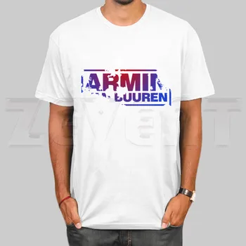 

Fashion Men and Women Top T-shirt Short Sleeve Unisex Tshirt Streetwear DJ Armin Van Buuren Blah Trance Music Fans T Shirts