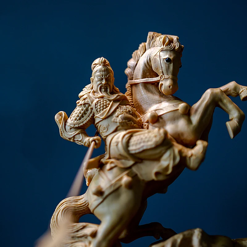 Деревянная статуя размером 14 см искусственное богатство Бог счастливая поездка