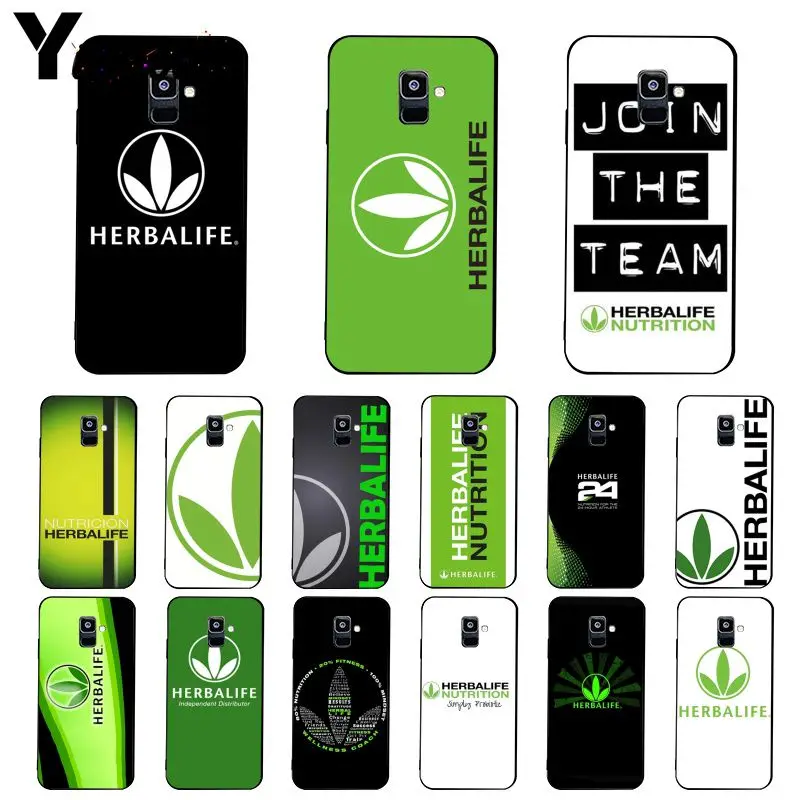 Черный телефонный чехол Yinuoda Herbalife для Samsung Galaxy A7 2018 A50 A70 A8 A3 A6 A6Plus A8Plus A9 2018|Бамперы| |