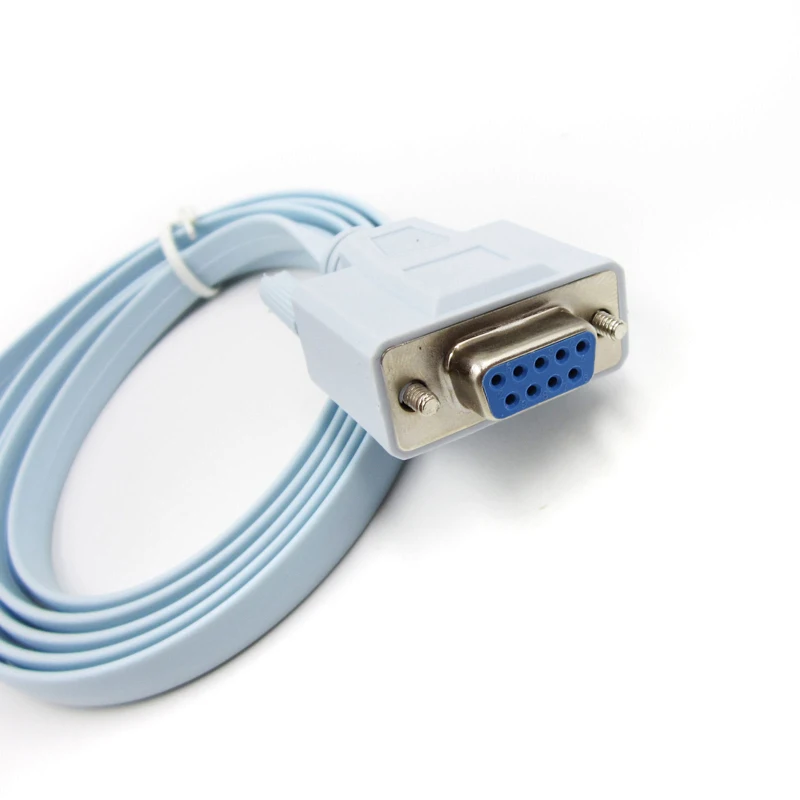 Консоль aux кабель проектор коммутационная линия RJ45 К DB9 кабина консоль 72-3383-01 Для коммутатор роутер Ethernet LAN горячая распродажа