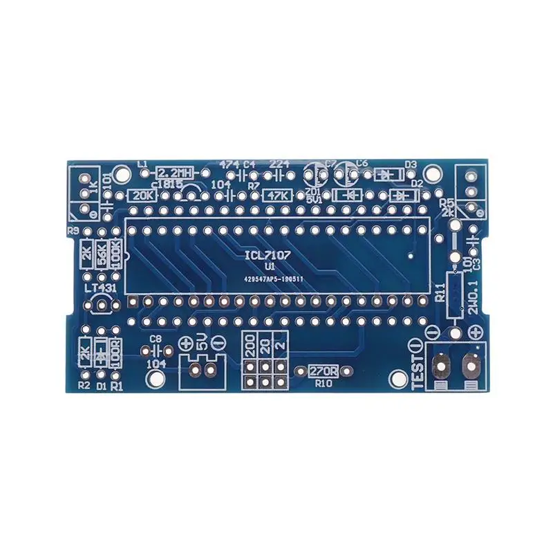 ICL7107 вольтметр DIY Электронный производственный комплект DC5V 35mA измеритель напряжения Цифровой вольтметр светодиодные модули аксессуар