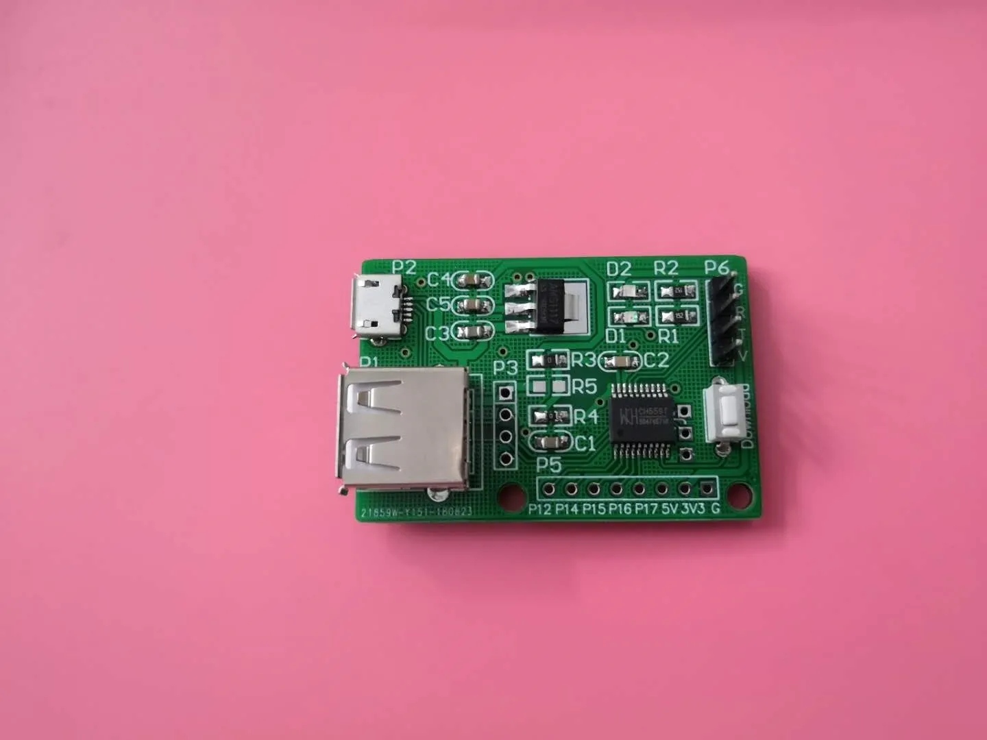 

Плата разработки USB CH559 CH559T, плата обучения, хост/устройство
