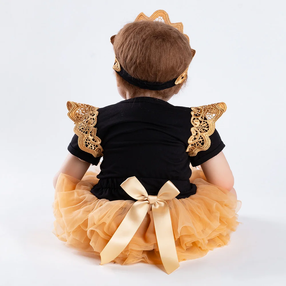 День рождения Reborn Baby Doll Силиконовые Куклы 22 дюймов Принцесса Спящая кукла «подсолуха» для детей, игрушки Bonecas День защиты детей Difts