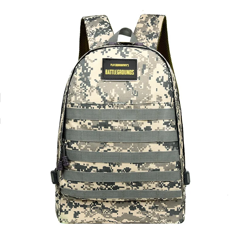 Camouflage Backpack Men's Jedi Survival Chicken Trend Nylon Cloth Backpack Outdoor Sports Hiking Bag