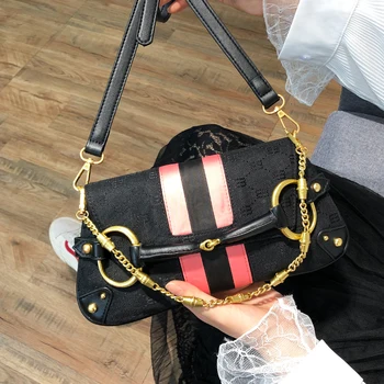 

Female Underarm Bag 2020 New Fashion Chain Female Bag Wild Shoulder Messenger Bag Luxury Famous Designer Women Purse and Handbag