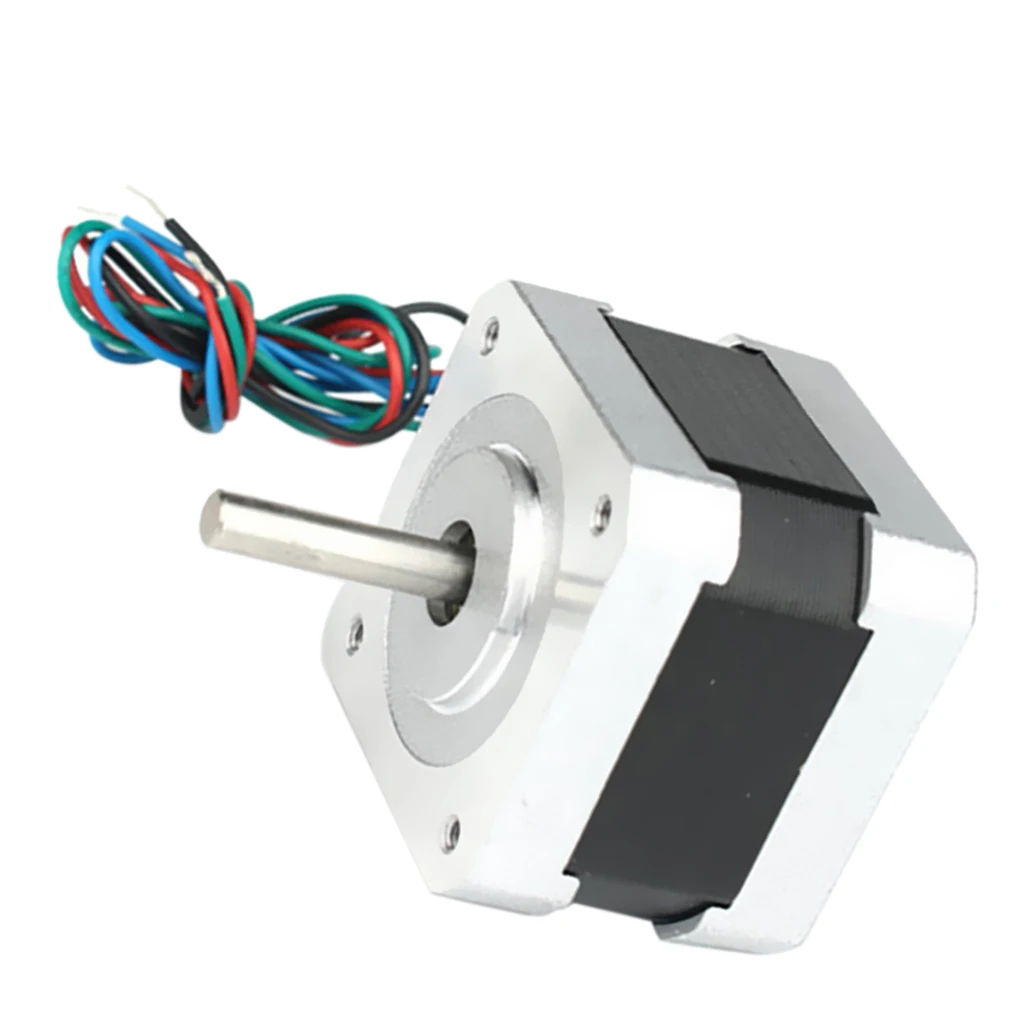 Мини шаговый двигатель, шаговый двигатель, 12V 1.33A 1,8 градусов, 4 свинца 42 мм Корпус для ЧПУ/3d принтера
