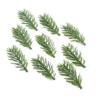 

10/30pcs Artificial plants for home decoration scrapbooking wedding decorative flowers fake grass Christmas garland accessories