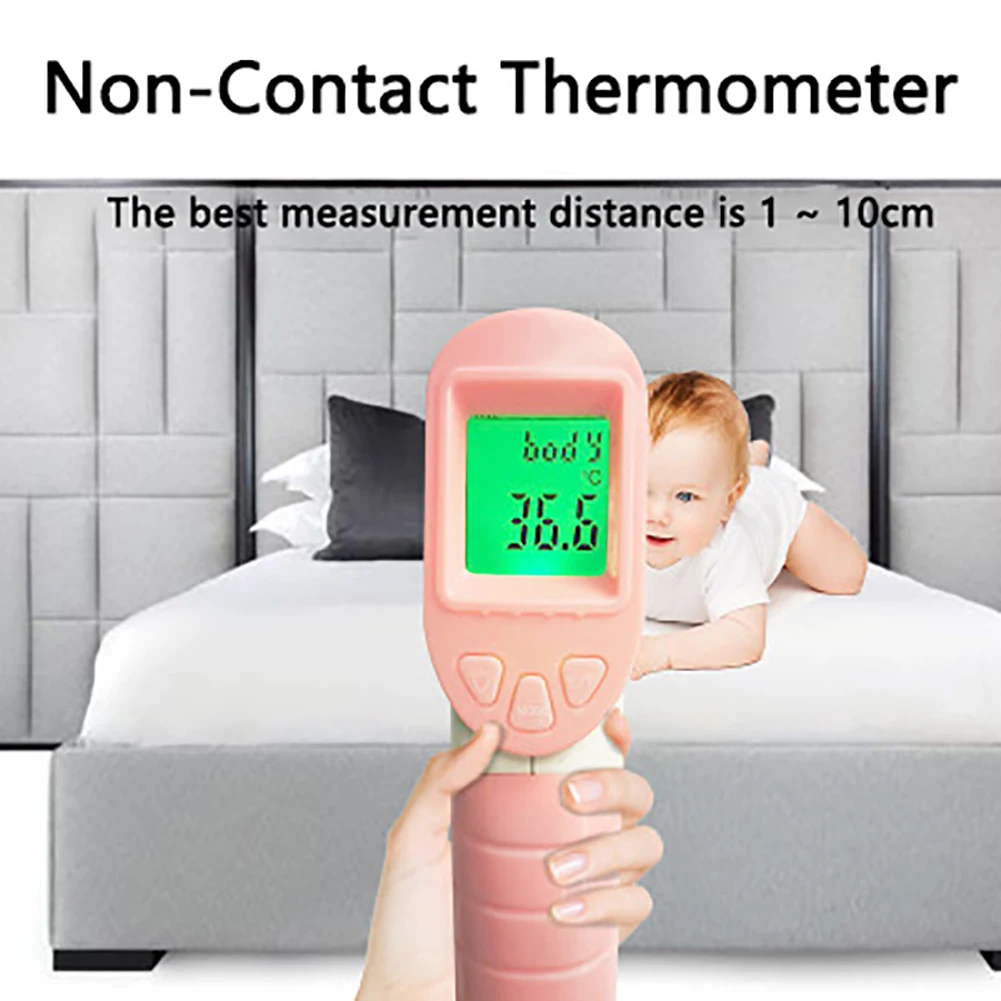 

Kids Adult Digital Thermometer Household Forehead Infrared Human Thermometer Non-Contacts Body Temperature Meter Measurement