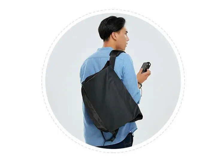 Xiaomi Mijia Youpin Мужская водонепроницаемая сумка через плечо стильный и простой 10L рюкзак
