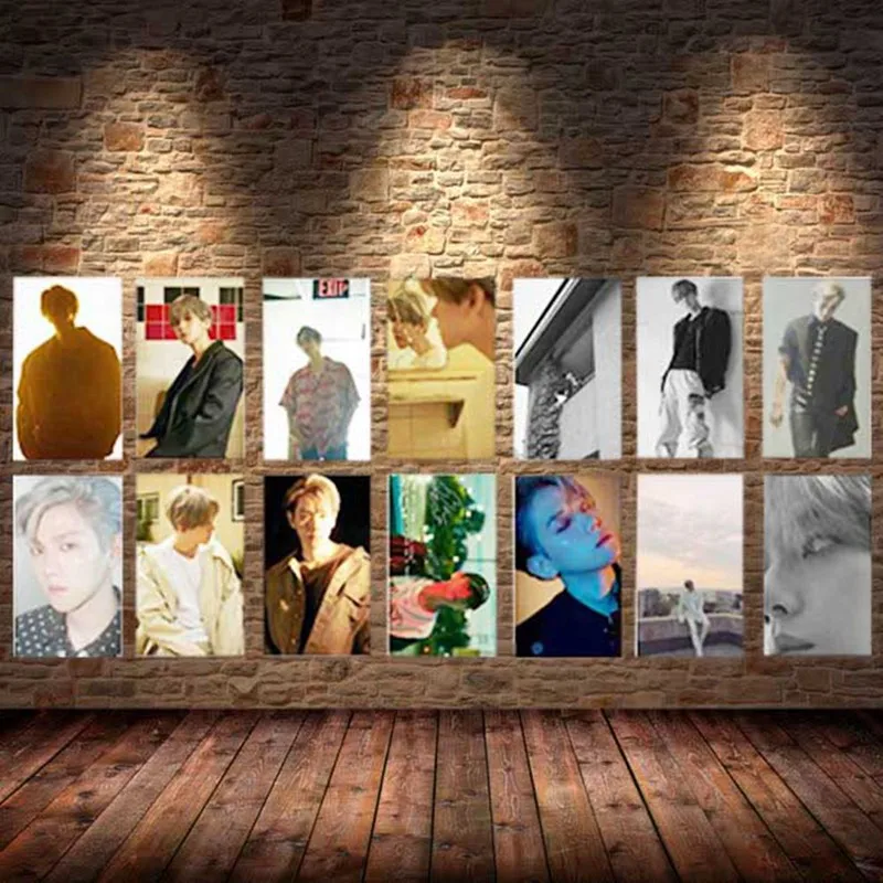 EXO-BAEKHYUN: SOLO UN деревенская LOMO картонная подарочная коробка набор 30 шт, KPOP Fans коллекция