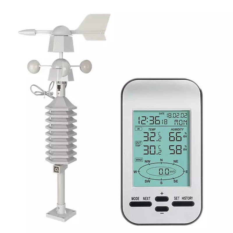 

Multifunctional Small Household Weather Station WS0232 Meteorological Instrument Mini Weather Forecast