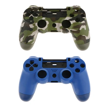 

Controller Case Cover Protector Housing Shell for Sony PS4 Pro Controller Gamepad Part Camouflage Blue