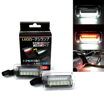 

2PCS LED Car Door Flash Light Canbus For TOYOTA Alphard Vellfire Estima LEXUS