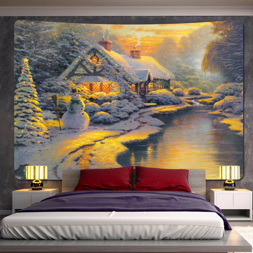 

Лесной Сказочный коттедж, украшение для дома, искусство, искусство, фотография, богемное настенное украшение для спальни