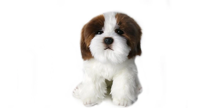 quality simulation dog plush toy mini cute soft realistic poodle doll dog toys for baby friend gift deco DY50740 (2)