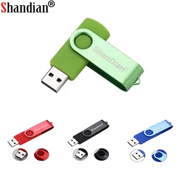 

SHANDIAN wholesal emetal USB 2.0 Flash drive USB Flash Disk Micro card memory stick for Phone U Disk pendrive 4GB/16GB/32GB/64GB